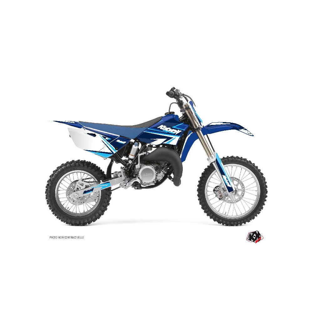 Kit Deco Moto Cross Stage Yamaha 85 YZ Bleu