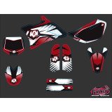 Kit Deco Moto Cross Factory Yamaha 85 YZ Rouge