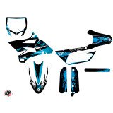 Kit Deco Moto Cross Techno Yamaha 85 YZ Bleu