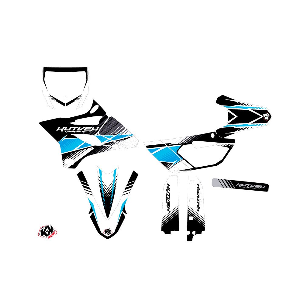 Kit Deco Moto Cross Stripe Yamaha 85 YZ Noir