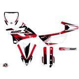 Kit Deco Moto Cross Stage Yamaha 85 YZ Noir Rouge