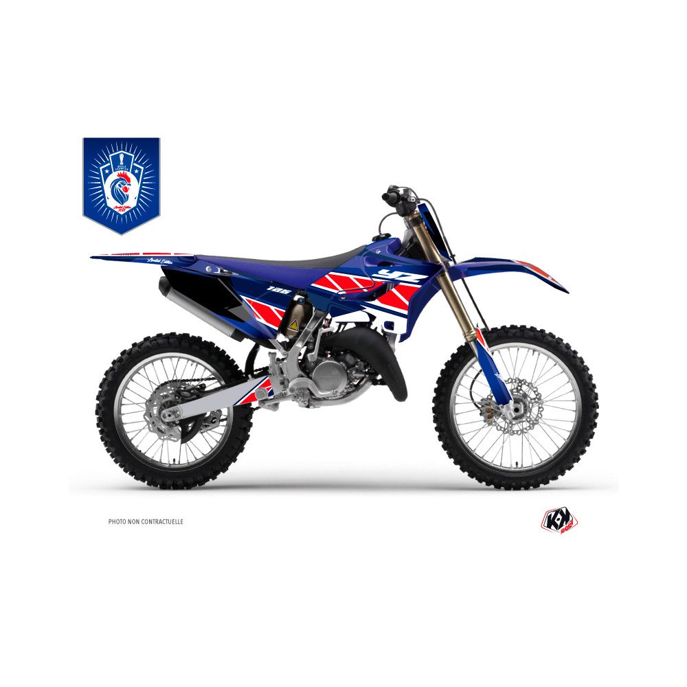 Kit Deco Moto Cross Replica France 2018 Edition Limitee Yamaha 125 YZ
