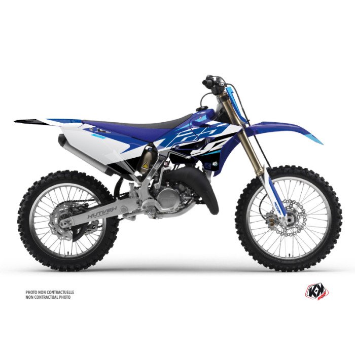 Kit Deco Moto Cross Skew Yamaha 125 YZ Bleu