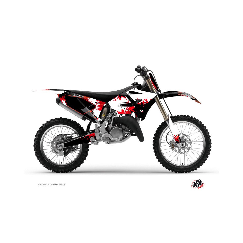 Kit Deco Moto Cross Hangtown Yamaha 125 YZ Rouge