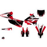 Kit Deco Moto Cross Stage Yamaha 125 YZ Noir Rouge
