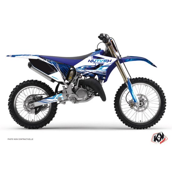 Kit Deco Moto Cross Eraser Yamaha 125 YZ Bleu