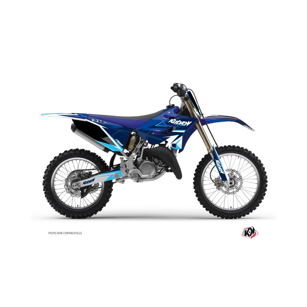 Kit Deco Moto Cross Stage Yamaha 125 YZ Bleu
