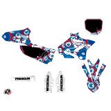 Kit Deco Moto Cross Freegun Eyed Yamaha 125 YZ Rouge