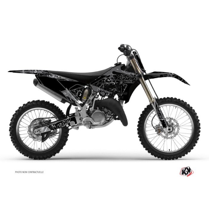 Kit Deco Moto Cross Zombies Dark Yamaha 125 YZ Noir