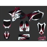 Kit Deco Moto Cross Graff Yamaha 125 YZ Rouge
