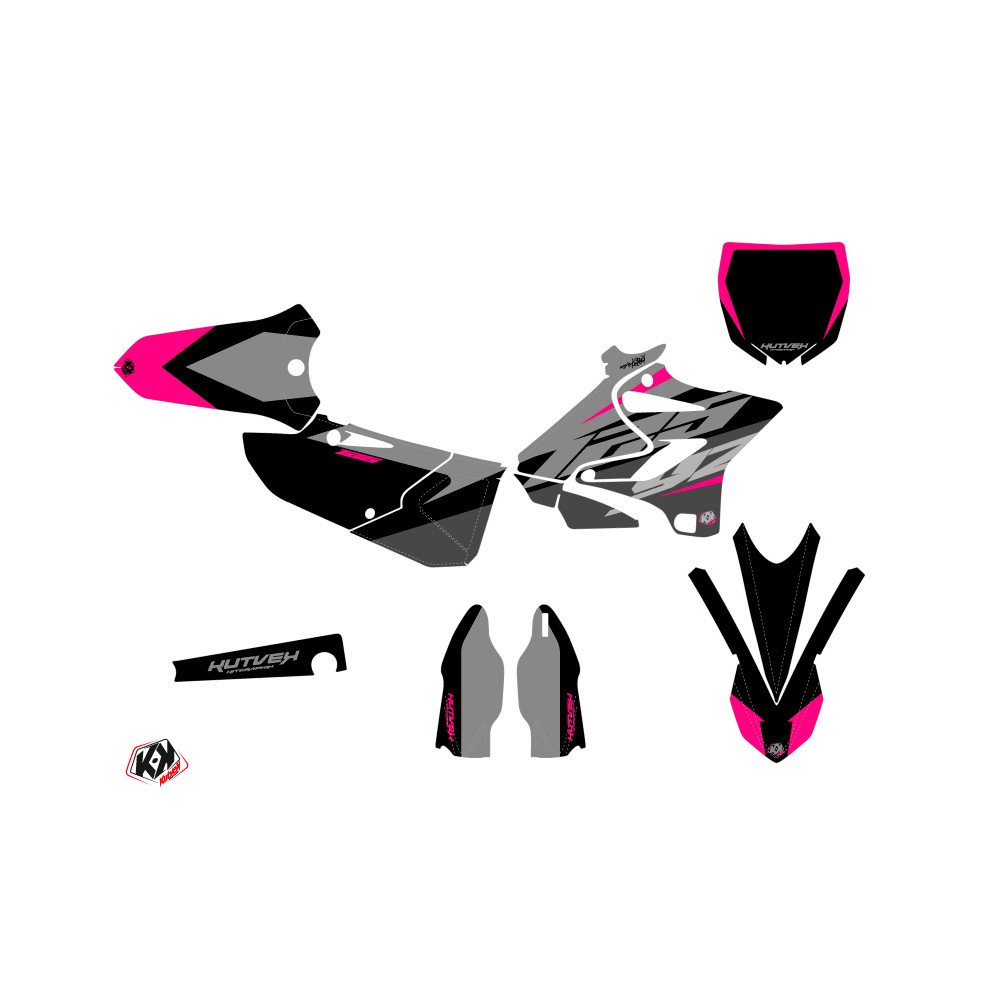 Kit Deco Moto Cross Skew Yamaha 125 YZ Rose