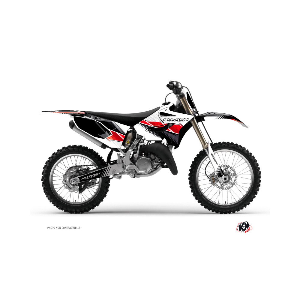 Kit Deco Moto Cross Stripe Yamaha 125 YZ Rouge