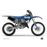 Kit Deco Moto Cross Predator Yamaha 125 YZ Noir Bleu