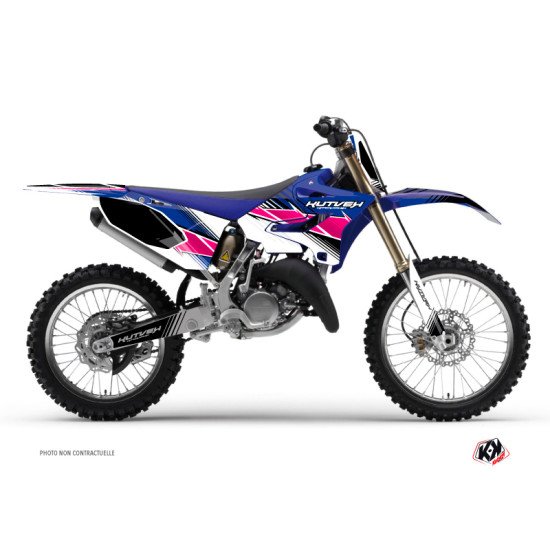 Kit Deco Moto Cross Stripe Yamaha 125 YZ Rose
