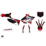 Kit Deco Moto Cross Eraser Yamaha 125 YZ Rouge Blanc