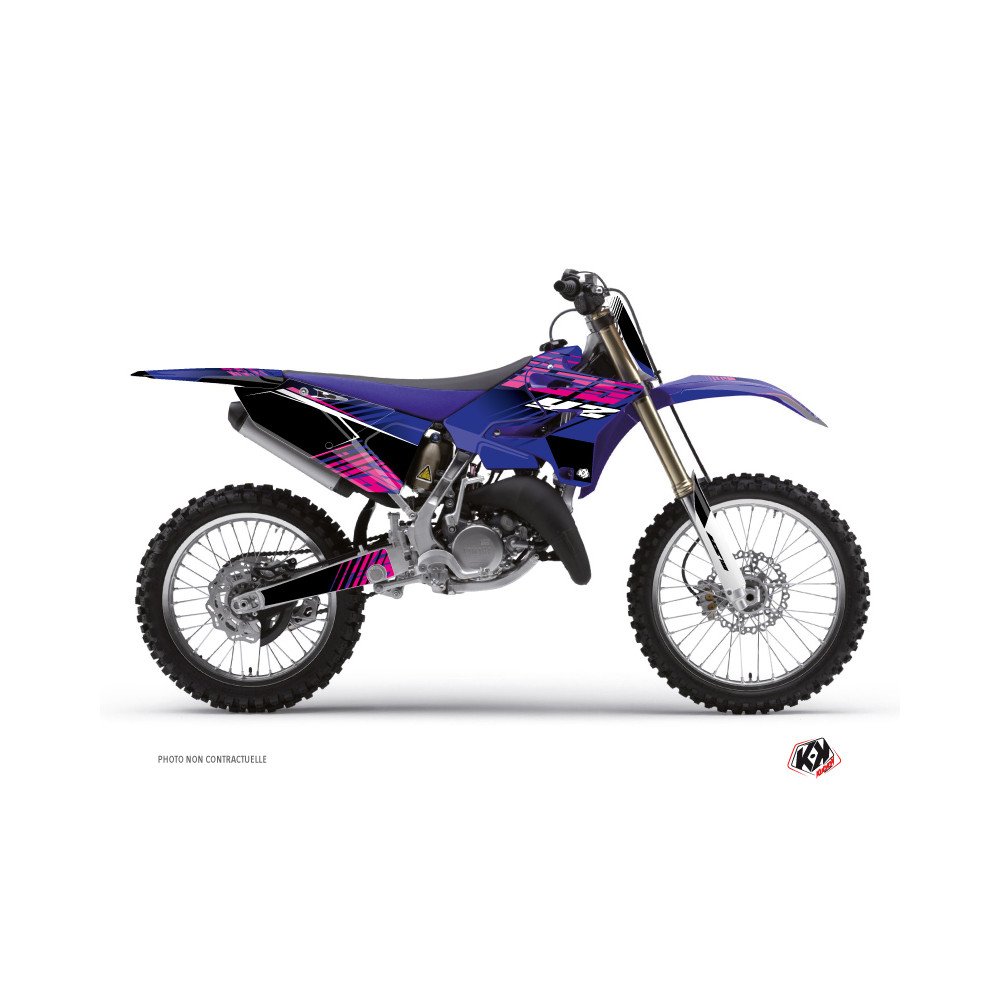 Kit Deco Moto Cross Flow Yamaha 125 YZ Rose