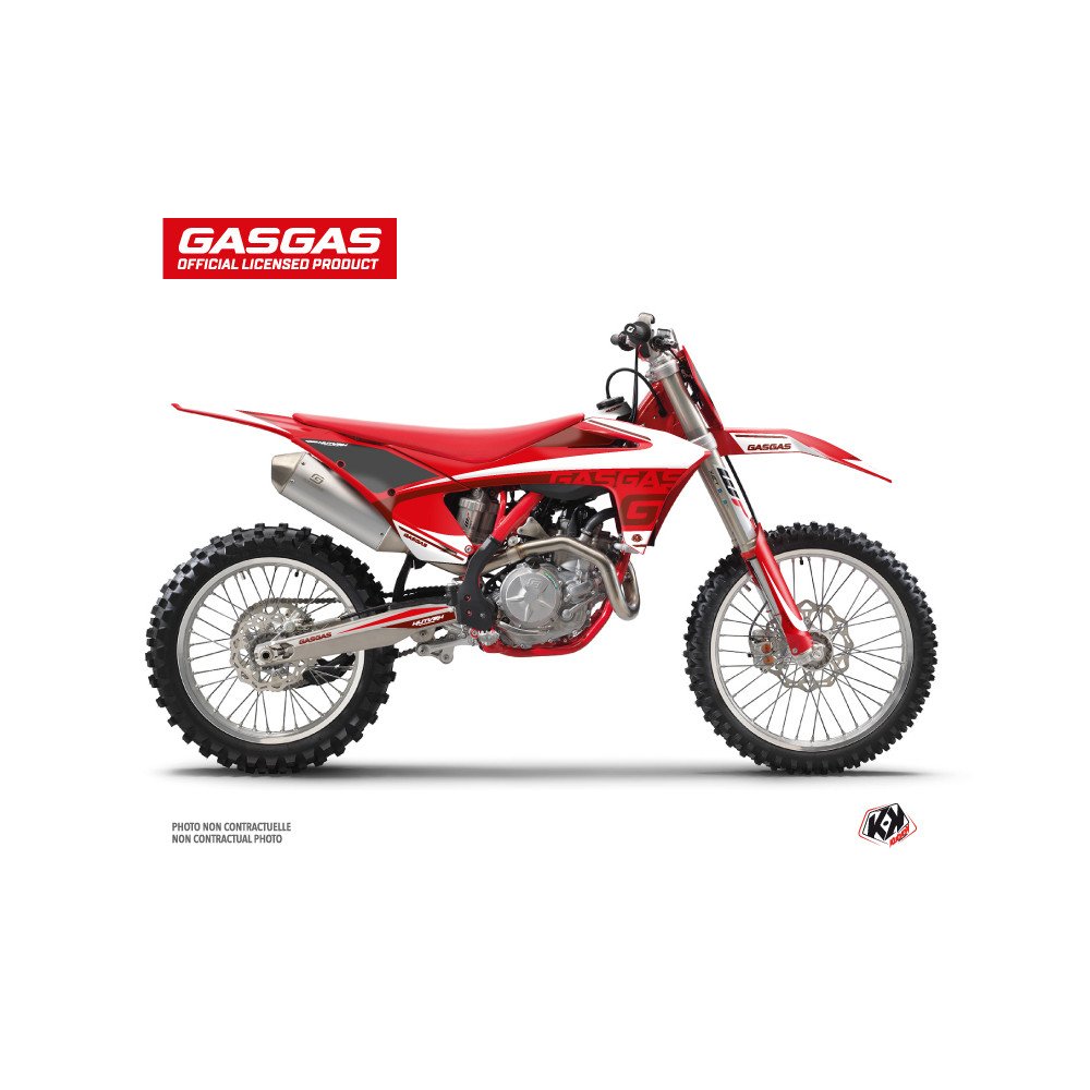 Kit Deco Moto Cross Rush GASGAS MC 125 Rouge