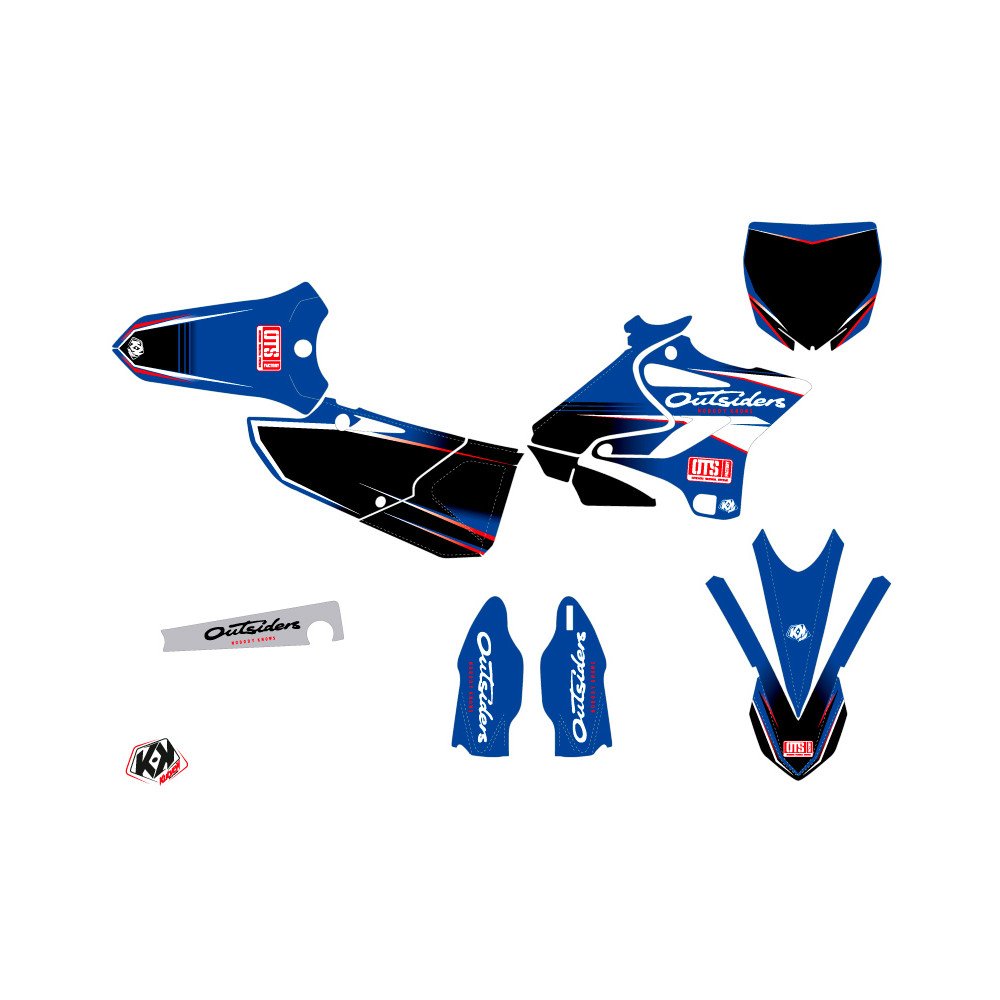 Kit Deco Moto Cross Replica Outsiders OTS Yamaha 125 YZ 2018