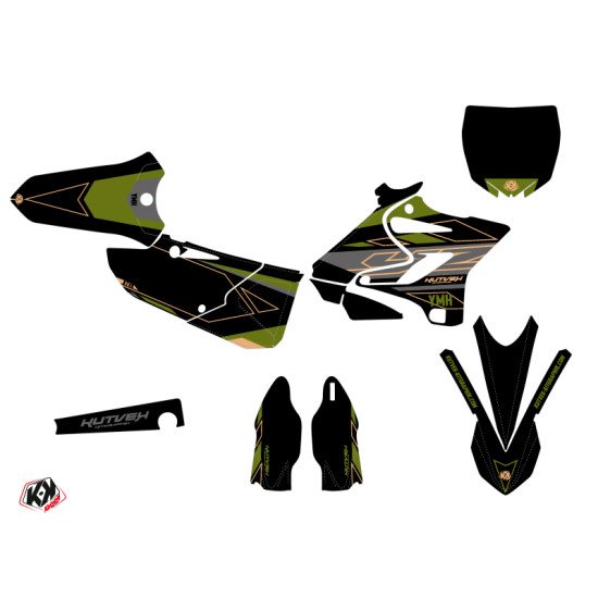 Kit Deco Moto Cross Outline Yamaha 125 YZ Kaki