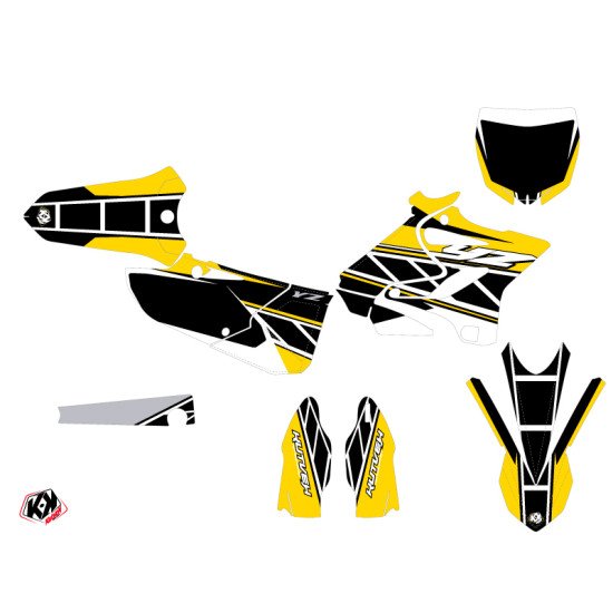 Kit Deco Moto Cross Replica Yamaha 125 YZ Jaune