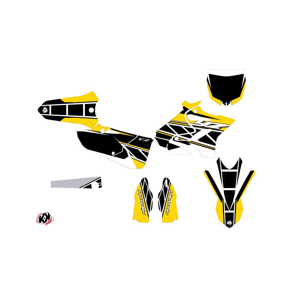 Kit Deco Moto Cross Replica Yamaha 125 YZ Jaune