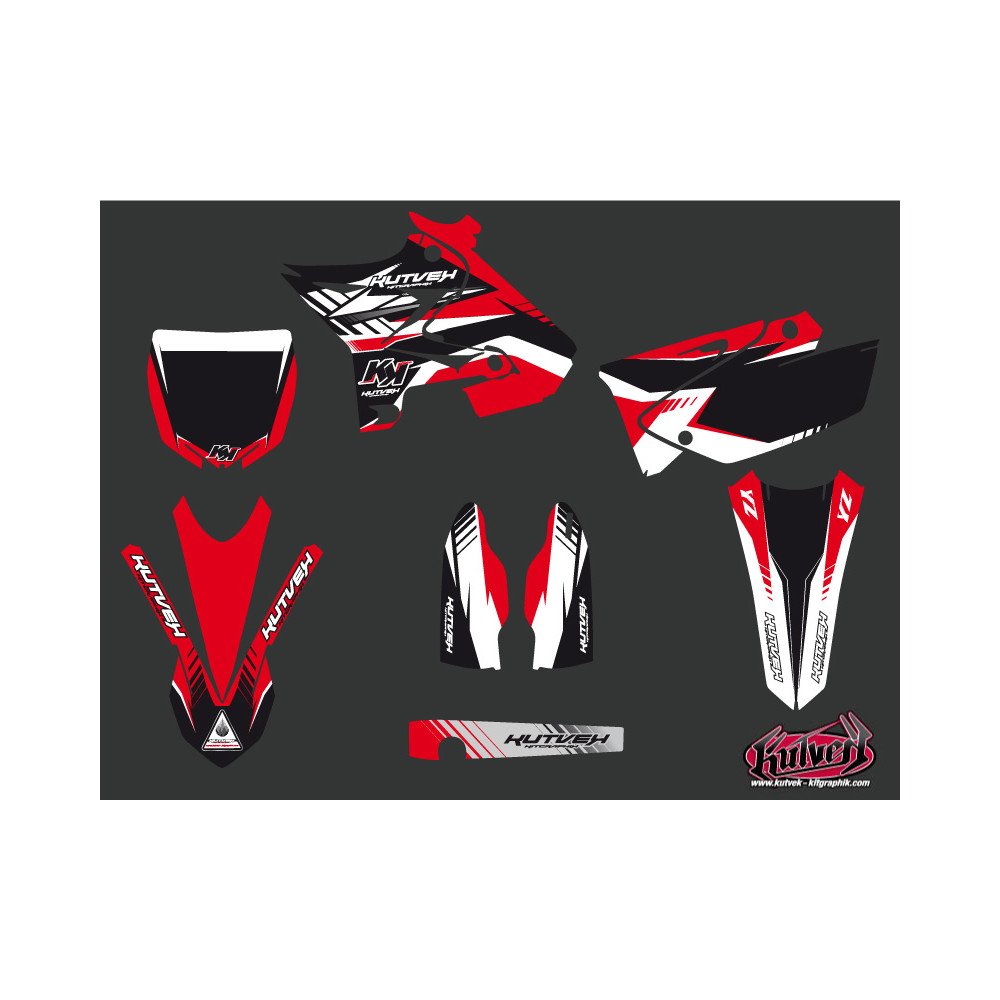 Kit Deco Moto Cross Pulsar Yamaha 250 YZ UFO Relift Rouge