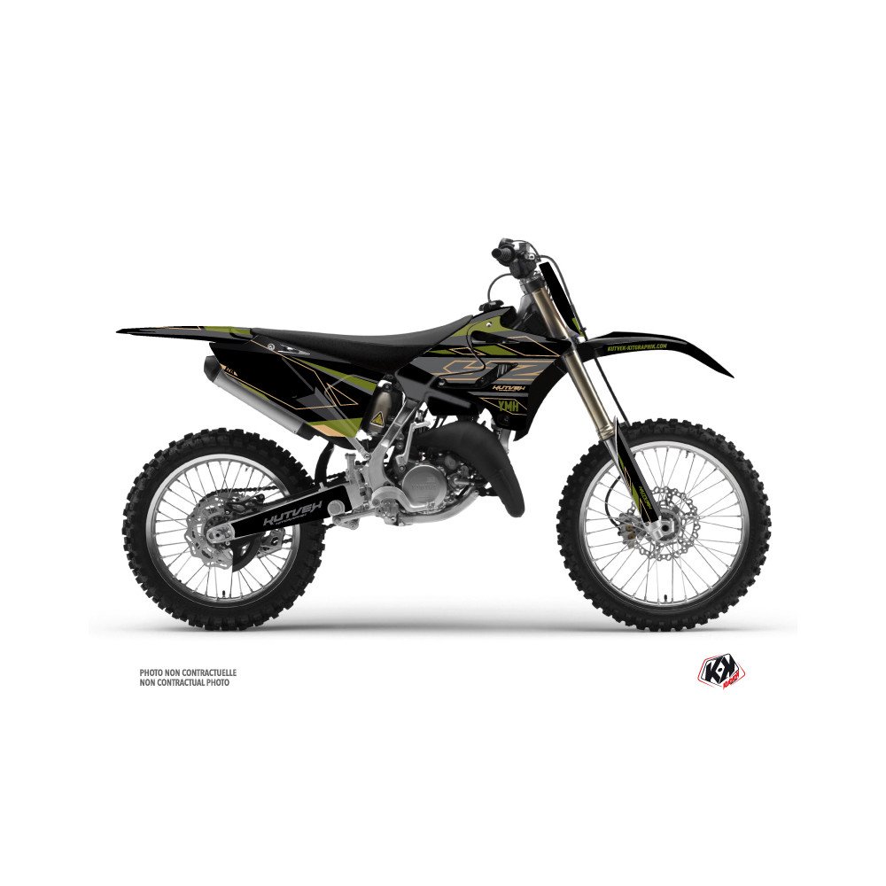 Kit Deco Moto Cross Outline Yamaha 250 YZ Kaki