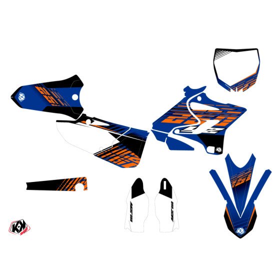 Kit Deco Moto Cross Flow Yamaha 250 YZ Orange