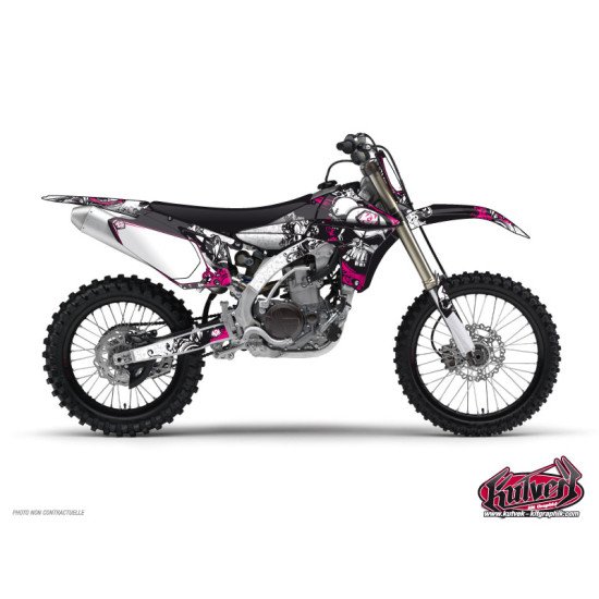 Kit Deco Moto Cross Trash Yamaha 250 YZ Rouge