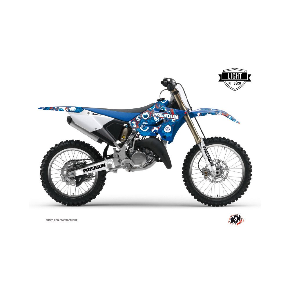 Kit Deco Moto Cross Freegun Eyed Yamaha 250 YZ Rouge LIGHT