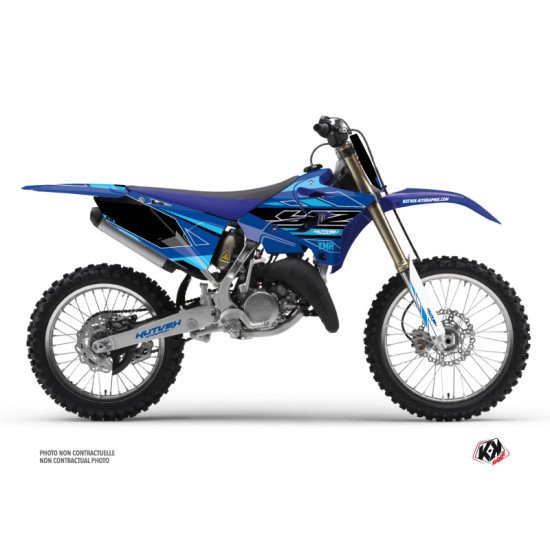 Kit Deco Moto Cross Outline Yamaha 250 YZ Cyan