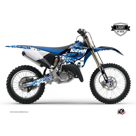 Kit Deco Moto Cross Predator Yamaha 250 YZ Bleu LIGHT