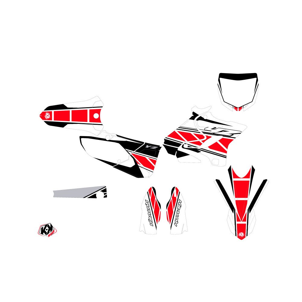 Kit Deco Moto Cross Replica Yamaha 250 YZ Rouge