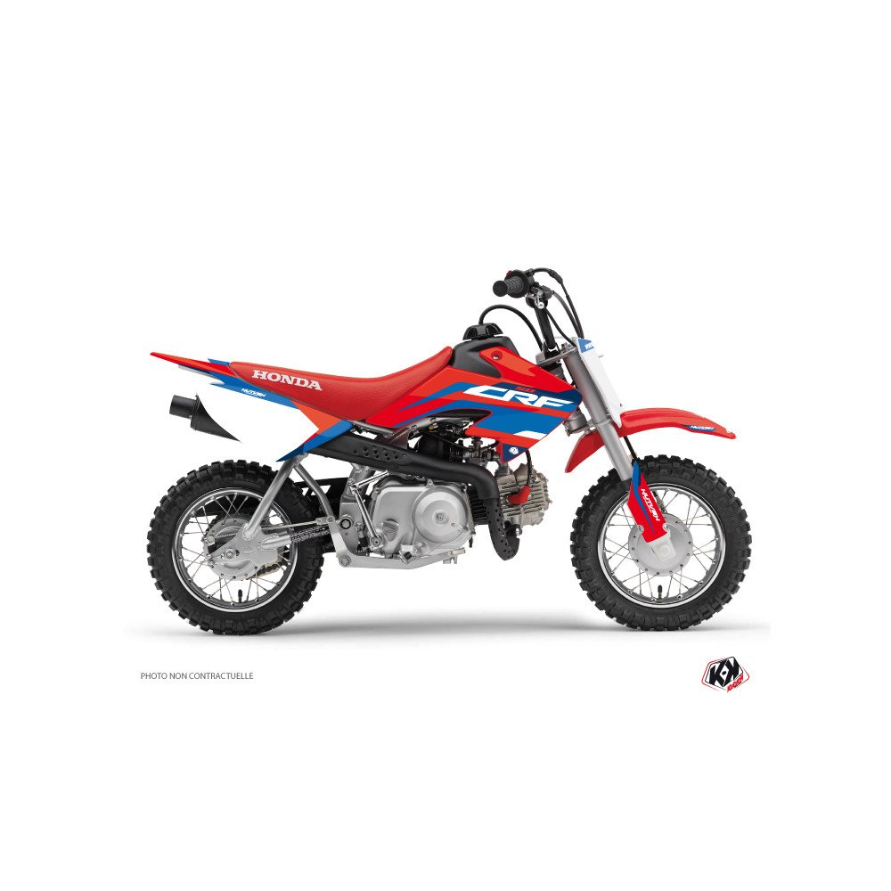 Kit Deco Moto Cross League Honda 50 CRF Rouge
