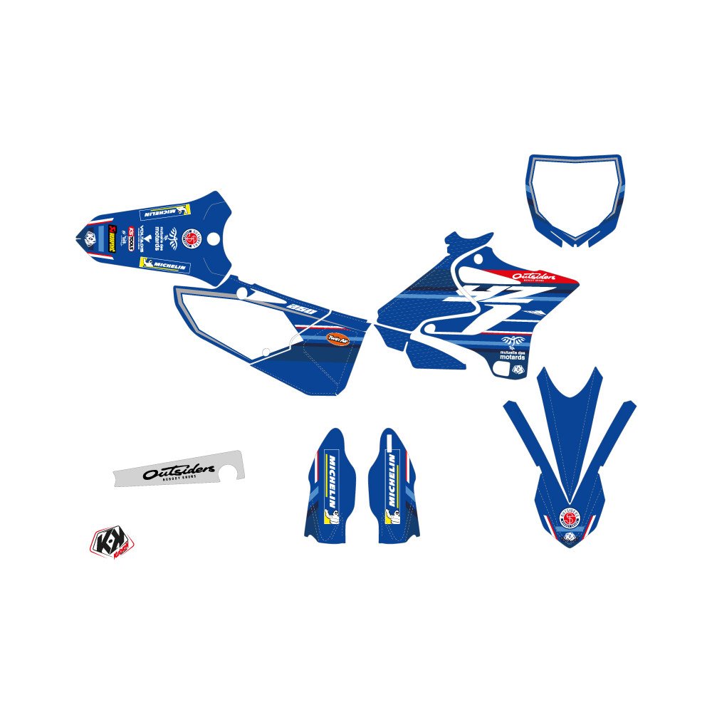 Kit Deco Moto Cross Replica Team Outsiders K21 Yamaha 250 YZ
