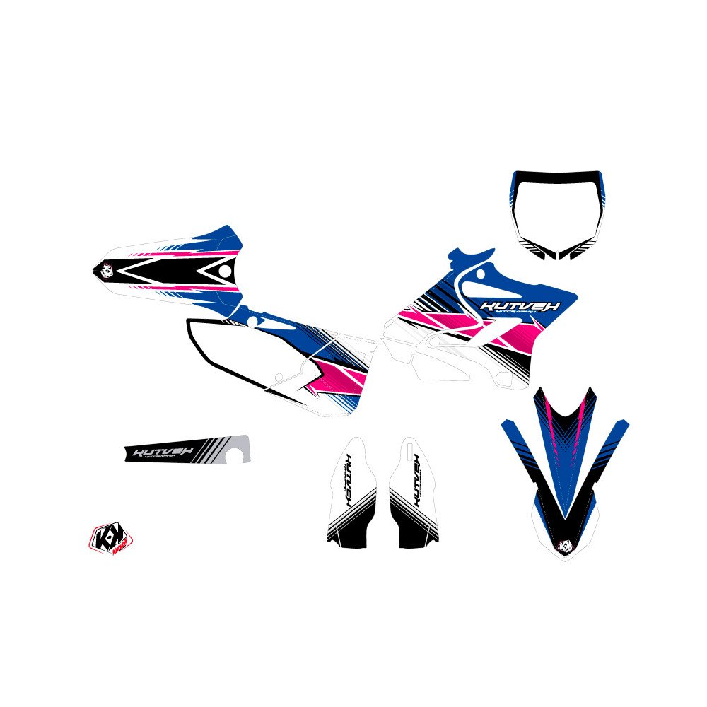 Kit Deco Moto Cross Stripe Yamaha 250 YZ Rose