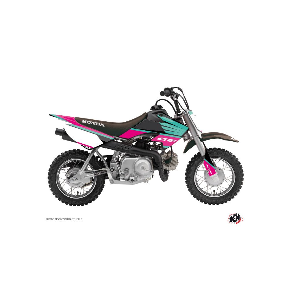 Kit Deco Moto Cross Wing Honda 50 CRF Turquoise