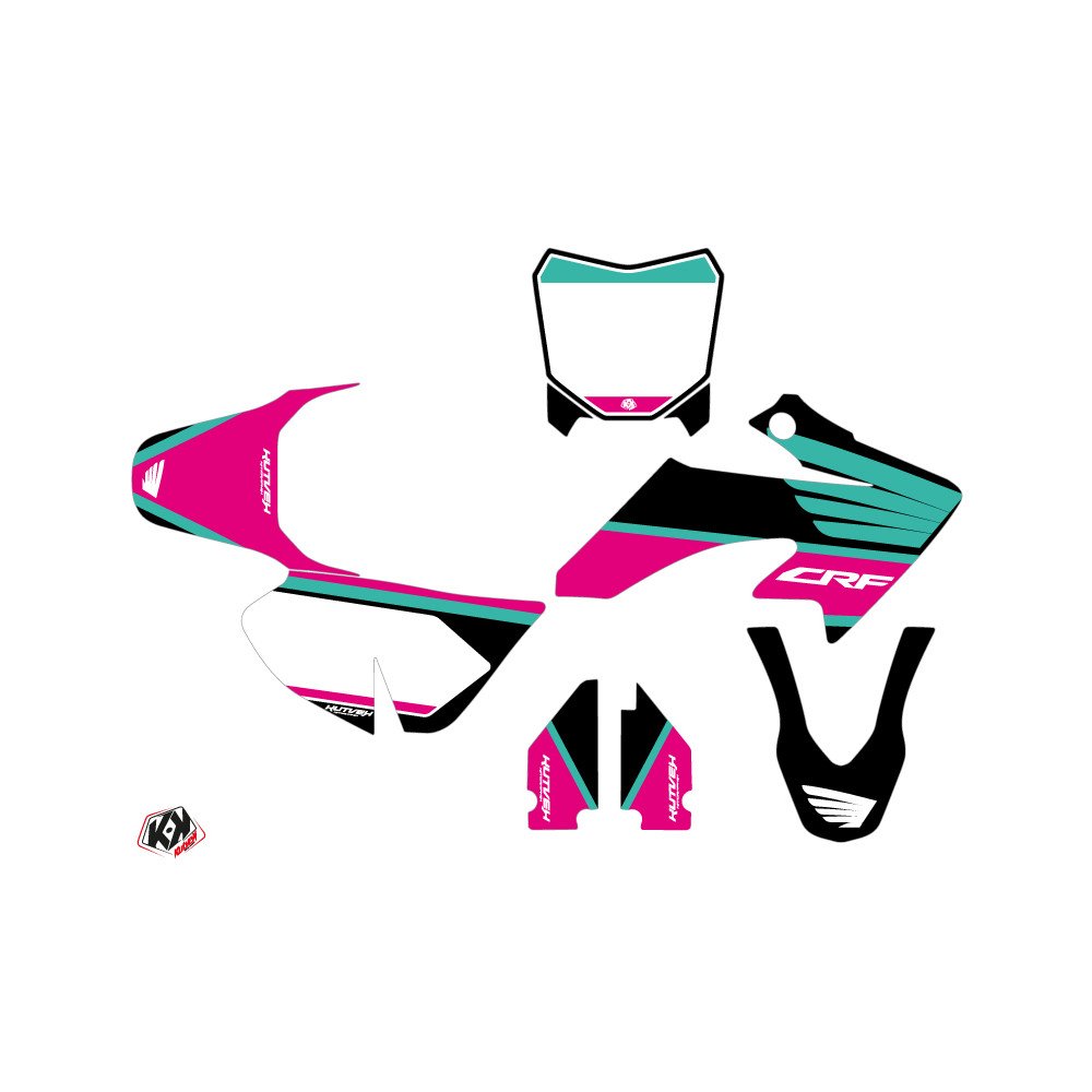 Kit Deco Moto Cross Wing Honda 50 CRF Turquoise