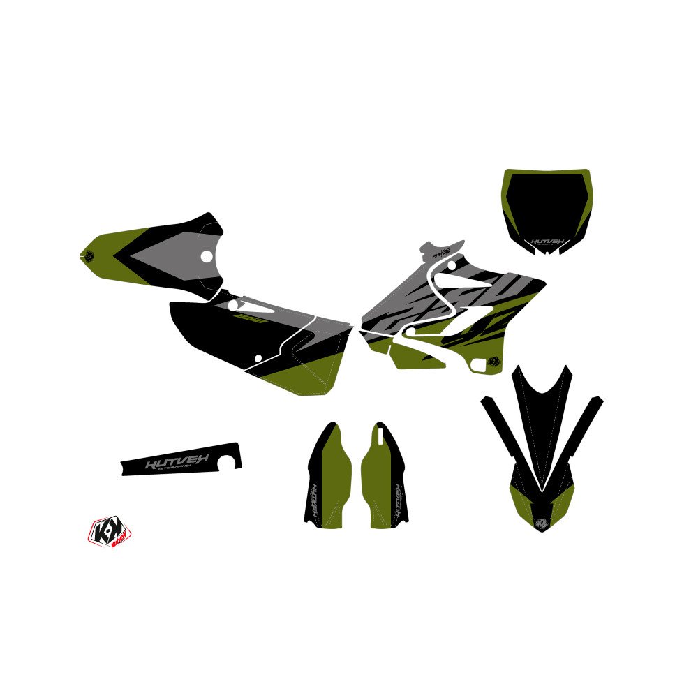 Kit Deco Moto Cross Skew Yamaha 250 YZ Kaki