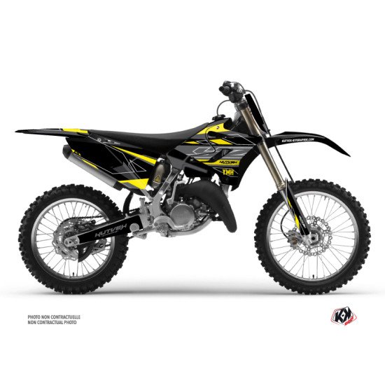 Kit Deco Moto Cross Outline Yamaha 250 YZ Jaune