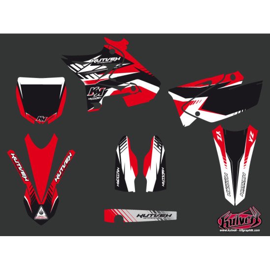 Kit Deco Moto Cross Pulsar Yamaha 250 YZ UFO Relift Rouge