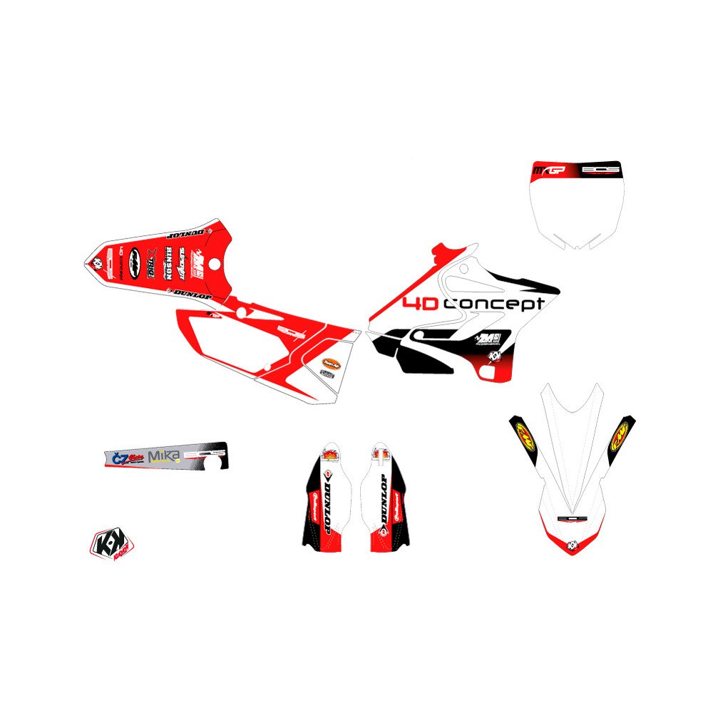 Kit Deco Moto Cross Replica BOS Yamaha 250 YZ