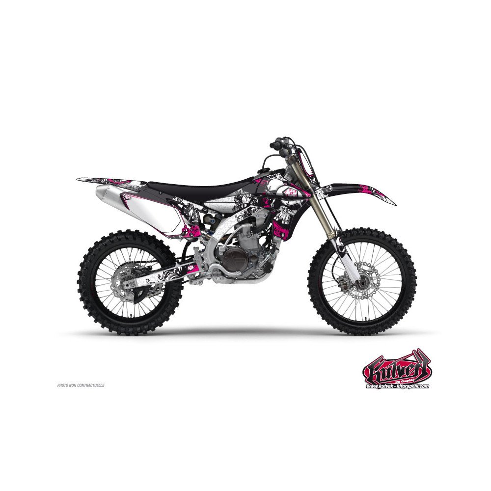 Kit Deco Moto Cross Trash Yamaha 250 YZ Rouge