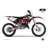 Kit Deco Moto Cross Stage Yamaha 250 YZ Noir Rouge LIGHT