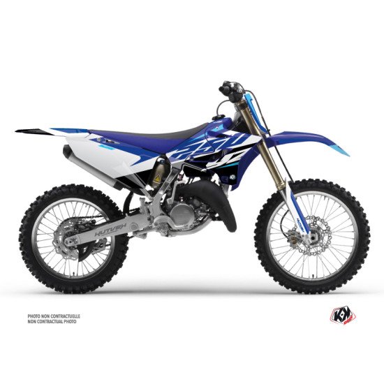 Kit Deco Moto Cross Skew Yamaha 250 YZ Bleu