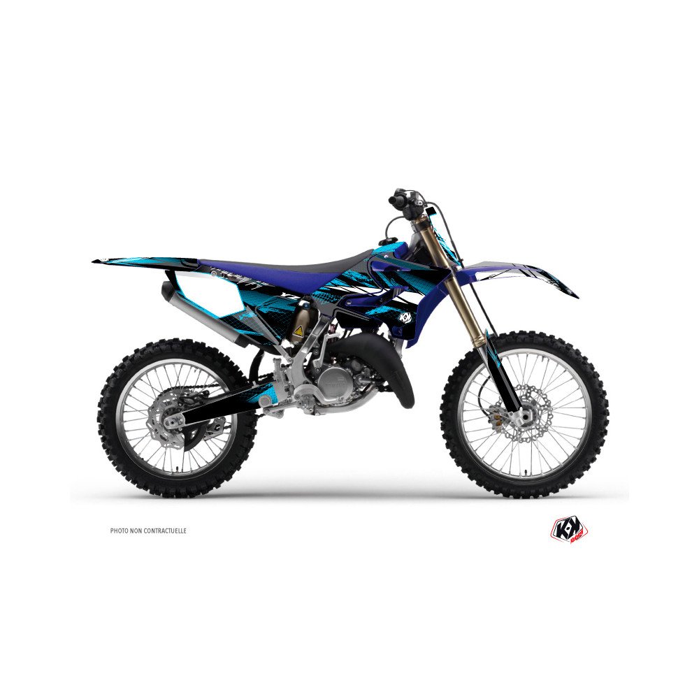 Kit Deco Moto Cross Techno Yamaha 250 YZ Bleu