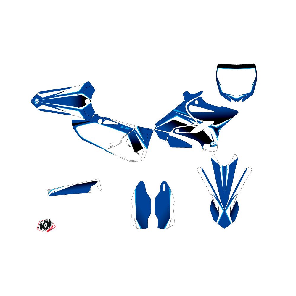 Kit Deco Moto Cross Concept Yamaha 250 YZ Bleu