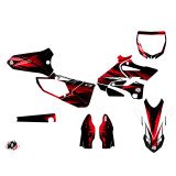 Kit Deco Moto Cross Techno Yamaha 250 YZ Rouge
