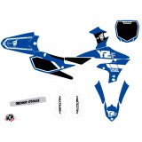 Kit Deco Moto Cross Vintage Yamaha 250 YZF Bleu