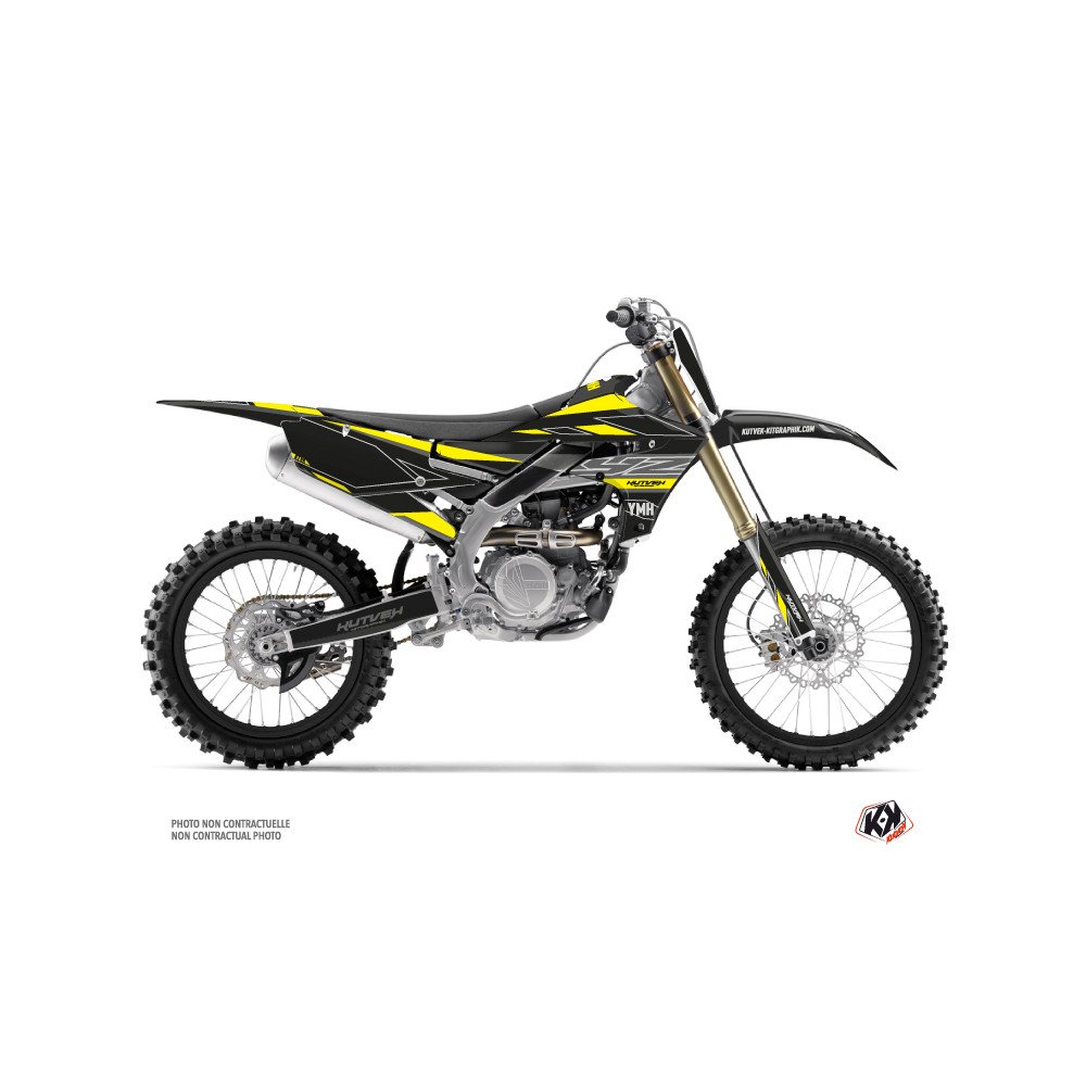 Kit Deco Moto Cross Outline Yamaha 250 YZF Jaune
